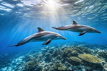 Obraz premium ITALIA-ACQUARIO-GENOVA. Beautiful simple AI generated image