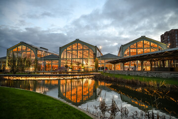 Belgique Bruxelles Gare Maritime ancien hangar