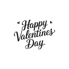 happy valentines day typography calligraphic font letterings text vector art design illustrations