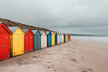 Naklejka premium Four-color block photo collage showcasing diverse travel destinations for a dynamic banner.. Beautiful simple AI generated image