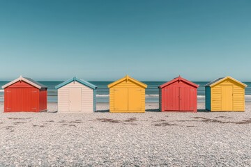 Aerial view of turquoise water and palm tree-lined Bora Bora Lagoon, Mount Otemanu, Vaitape, French Polynesia.. Beautiful simple AI generated image