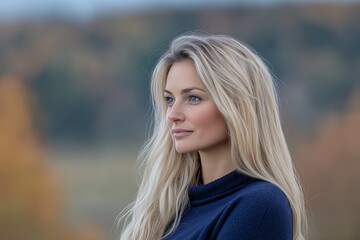 Obraz premium Close-up image of casual woman using laptop at home office desk.. Beautiful simple AI generated image