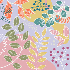Fototapeta premium Design banner frame background .Colorful poster background vector illustration.