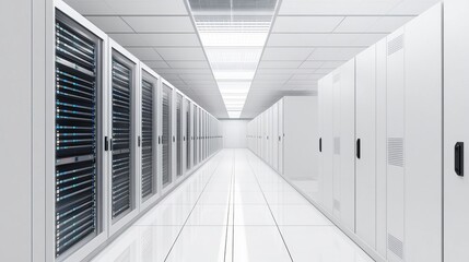 Obraz premium Data center, big data, database and cloud computing concept imageimage.