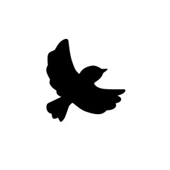 flying bird silhouette