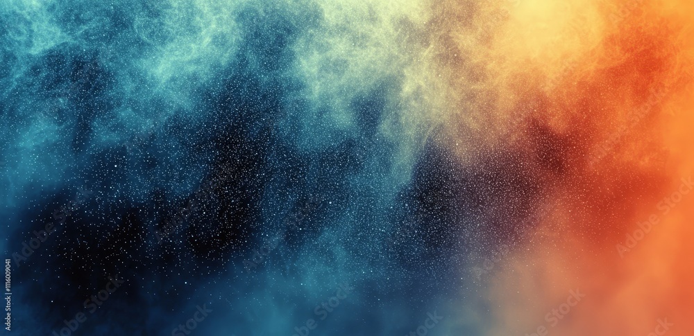 Poster gradient blue-green background, smooth noise texture backdrop design for header posters
