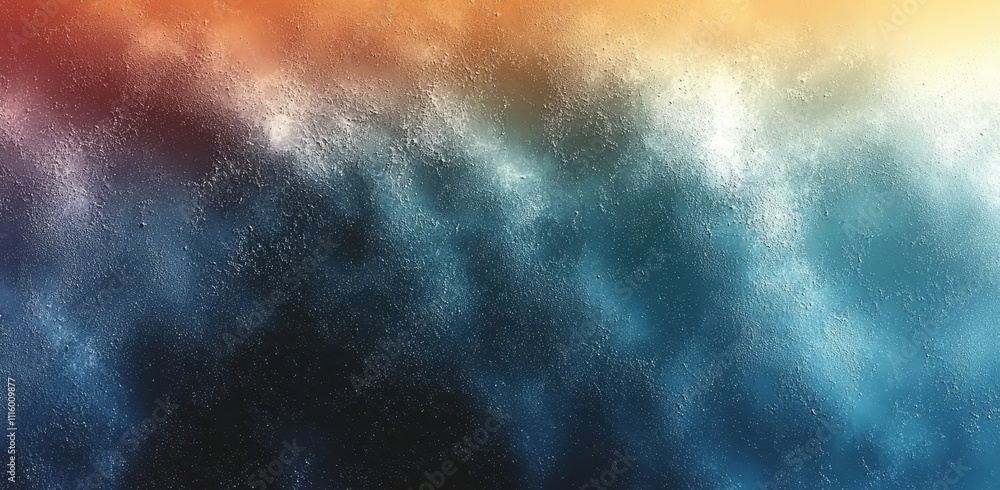 Poster background design with light to dark aqua green gradient and smooth noise texture aquamarine banner