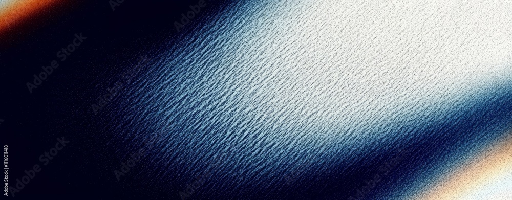 Poster a wallpaper cover design with a grainy blue, orange, and black background, showcasing an abstract no