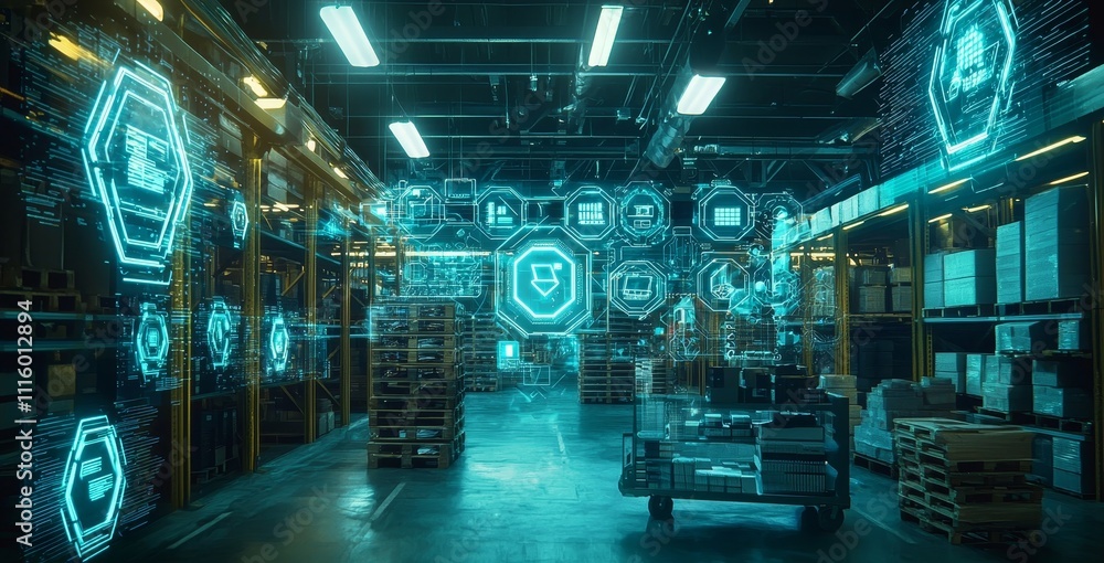 Poster An internet of things-based smart warehouse management system which detects package pickings and deliveries. A future concept in supply chain and logistical networks.