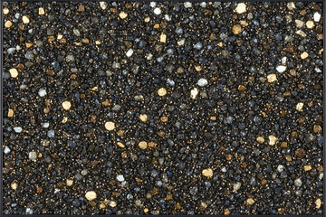 Fototapeta premium Luxurious black, gold, and gray speckled texture. Perfect for backgrounds, design projects, and luxurious branding.