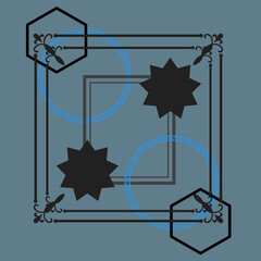 silhouette of a house