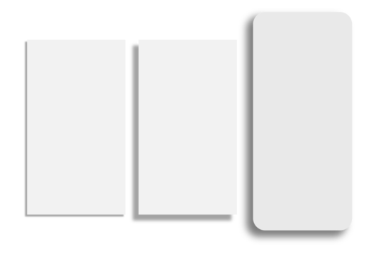 Social media stories interface mockup. Mobile app page template design presentation for user carousel post feed. Minimal design interface frame mobile app template of popular social network
