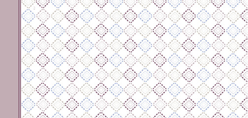 Classic border frame floral carpet design vector