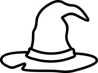 Halloween Hat Line Style