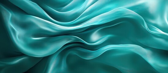 Obraz premium Teal Fabric Texture.