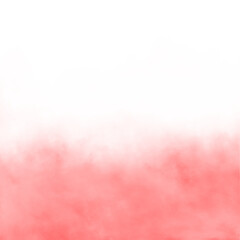 Obraz premium Red fog smoke vapor mist cloud on transparent background