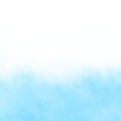 Fototapeta premium Blue smoke fog or cloud on transparent background 
