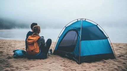 Cozy Camping Retreat by the Serene Lake