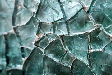 Obraz premium Crystal-clear glossy glass texture, contributing to a light and refined aesthetic