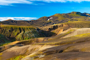 Beautiful landscape at highland, in Iceland, 