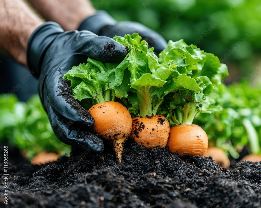 Aufkleber composting manure a guide to creating natural and nutrient-rich organic fertilizers for lush gardens