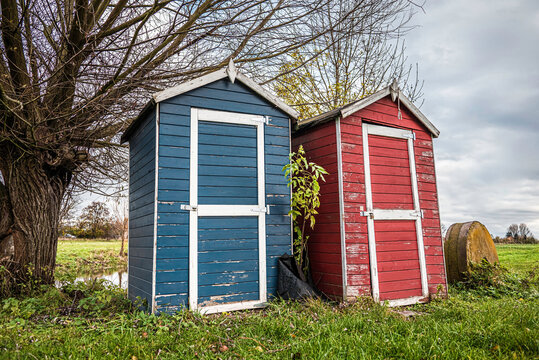 Blau und Rot