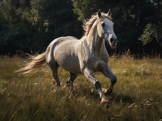 Fototapeta premium horse in the field