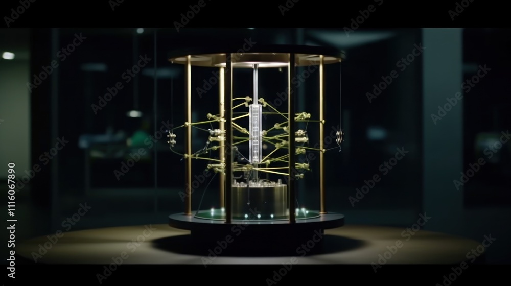 Poster the intricate mechanism: a captivating display of precision engineering