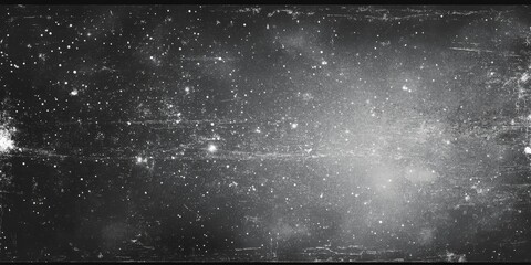 Fototapeta premium Dust and scratches old film effect, Black grunge old photo abstract background.banner 