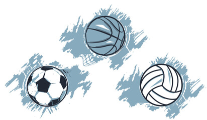 Vector work sport sets design
