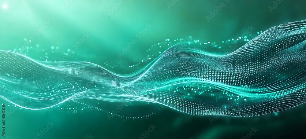 Poster digital abstract blurred wave background