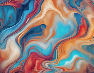 Obraz premium Colorful wavy modern marble background