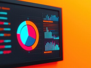 Economic dashboard with CPI inflation indicators, representing the health of the consumer economy