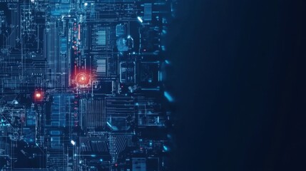 Obraz premium The Pulse of Digital Transformation: A Technological Odyssey