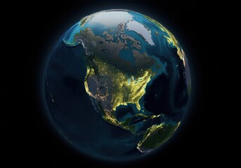 usa map of america, united States globe Showing State Borders and Capitals