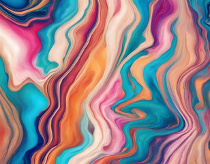 Obraz premium Colorful wavy modern marble background