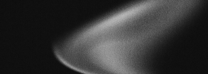 Dark grainy banner background white teal black color gradient abstract