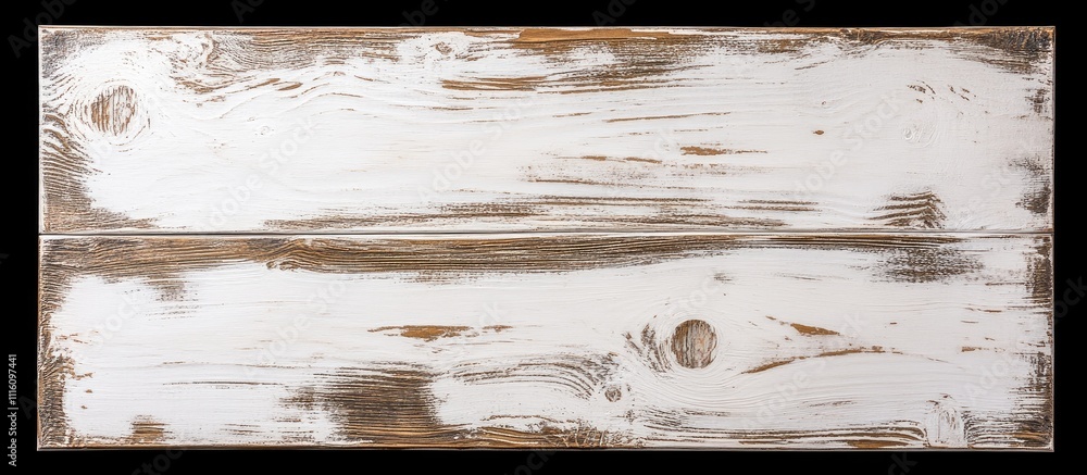 Poster rustic aged white wood texture with natural grain and distressed details suitable for adding custom 