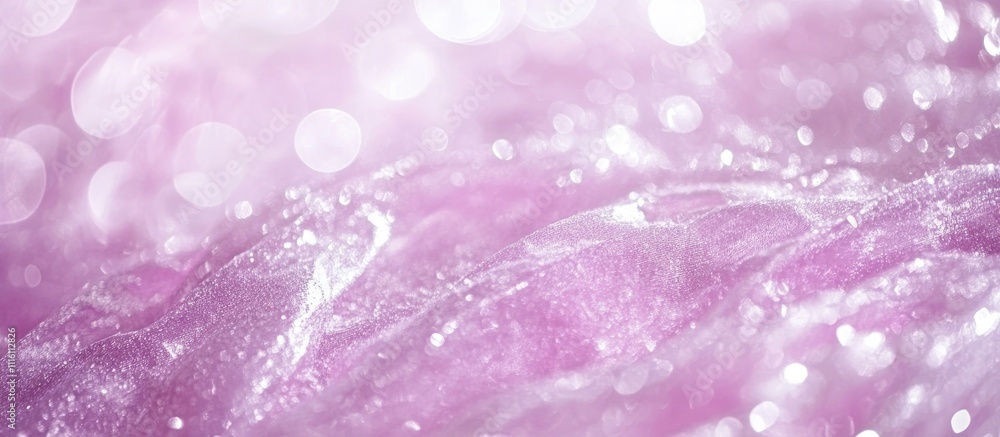 Aufkleber elegant pink glitter backdrop with luxurious bokeh lights creating a dreamy abstract background for 