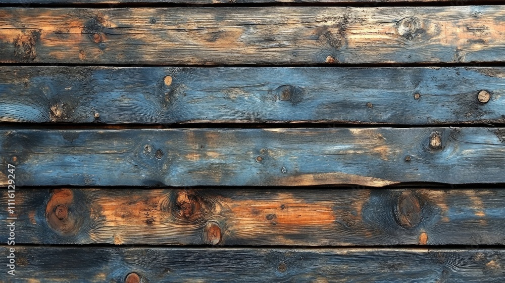 Poster weathered wooden plank background with aged texture showcasing weathering and color alteration for r