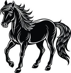 Obraz premium horse illustration