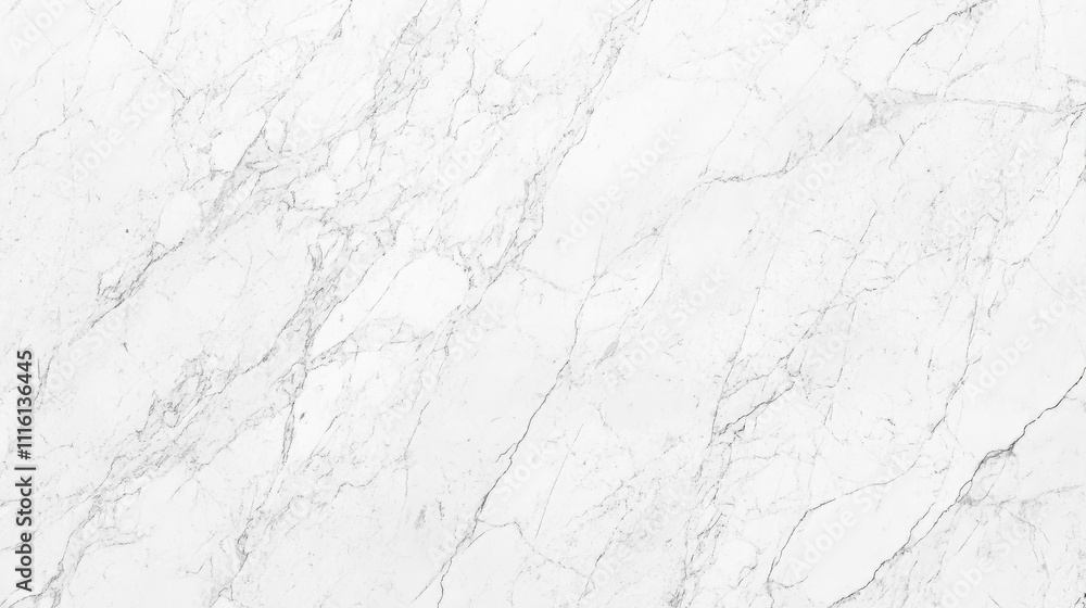 Poster white marble stone texture with subtle gray veining ideal for background and design projects