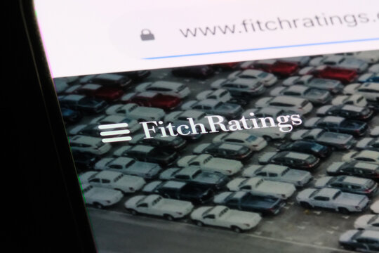 Shanghai,China-Dec.4th 2024:Fitch Ratings company brand logo on website
