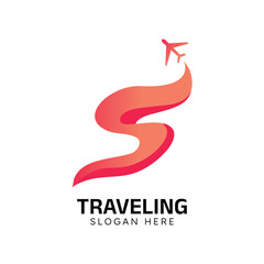 Traveling Logo Design Template