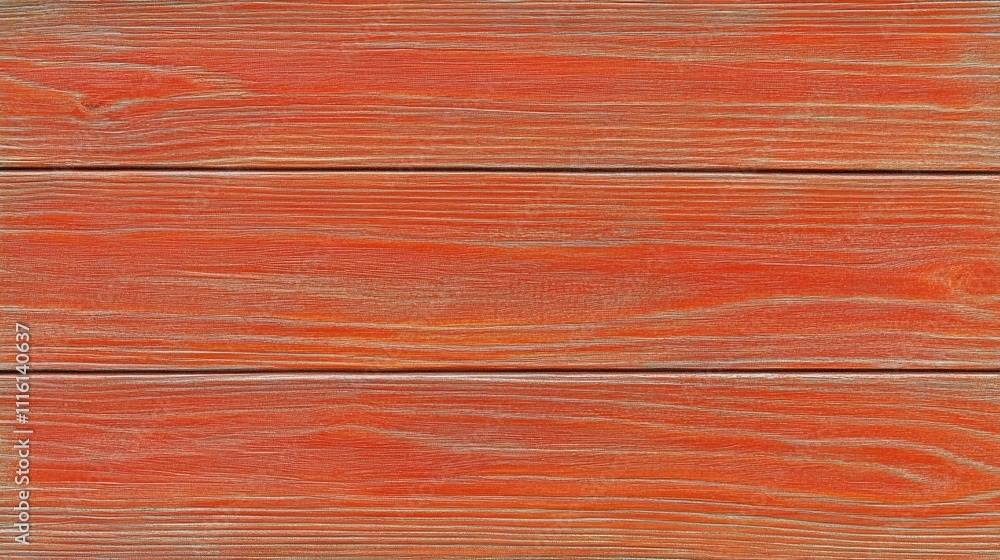 Poster wood texture background with warm red hues featuring horizontal planks and natural grain patterns fo