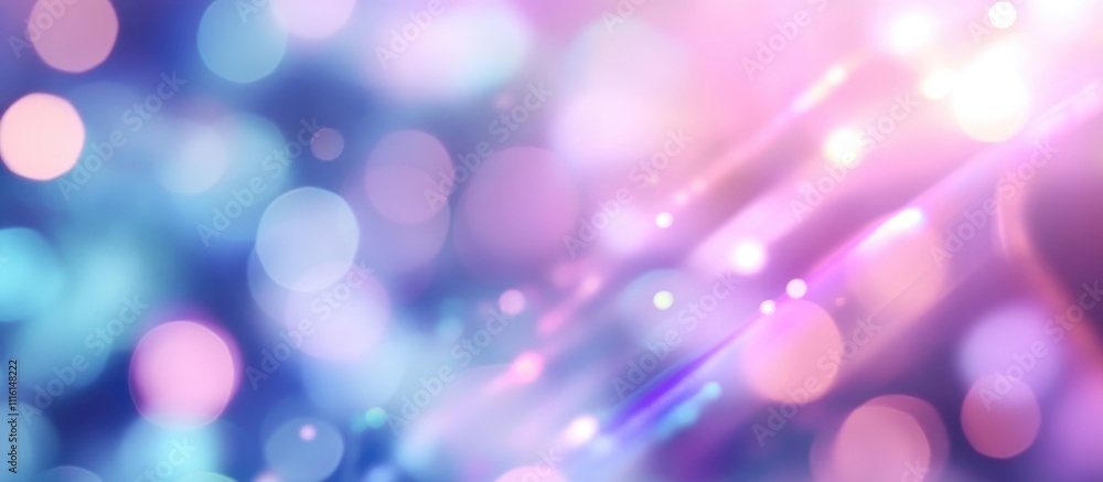 Aufkleber Bright abstract bokeh background with soft colorful lights ideal for design projects and event themes like music festivals and celebrations