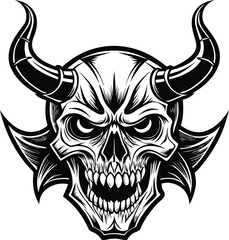 Obraz premium skull of a bull