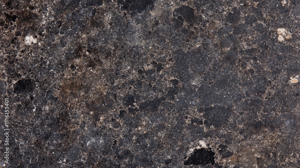Poster dark textured stone surface with intricate patterns suitable for background design or architectural 