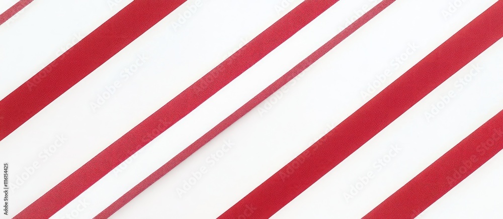 Aufkleber red and white candy cane stripes forming a bold pattern on a clean white background creating a festi