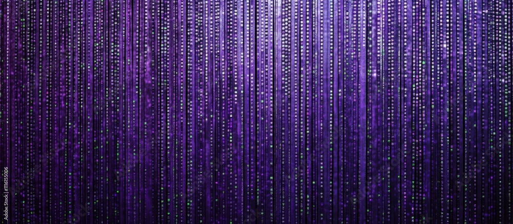 Poster vibrant purple backdrop with shimmering strands creating an elegant and modern texture suitable for 